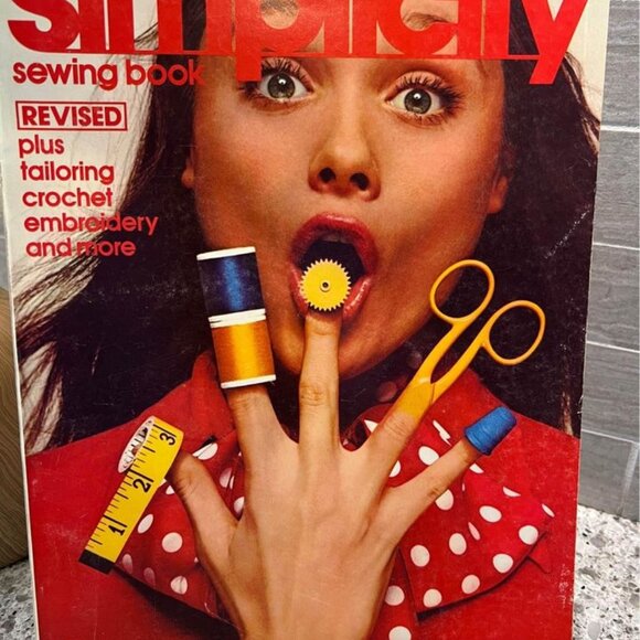 Vintage 1972 Simplicity Sewing Book-Revised Plus Tailoring, Crochet, Embroidery - Picture 2 of 8
